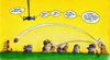 Cartoon: Endspiel (small) by Jupp tagged maulwurf mole fussball soccer semifinal jupp cartoon wm bundesliga manuel