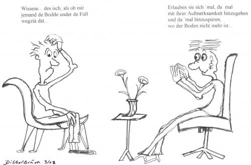 Cartoon: Boden weg (medium) by Dibbelbsüch tagged no,tags,