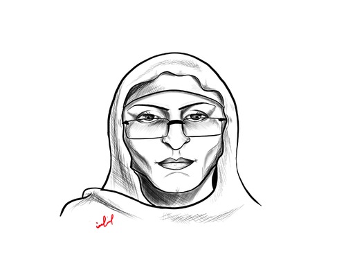 Cartoon: face (medium) by yara tagged face