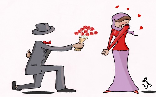 Cartoon: love (medium) by yara tagged love