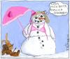 Cartoon: Schluss mit Winter (small) by TRIPKE tagged schneemann,winter,wetter,sterben
