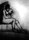 Cartoon: Nudes Drawing (small) by huseyinaluc tagged drawing