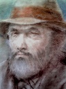 Cartoon: Portrait-pastel (small) by huseyinaluc tagged portrait,pastel