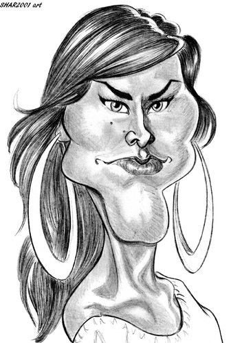 Cartoon: Priscila Fantin (medium) by shar2001 tagged fantin,priscila,caricature,brazil