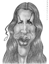 Cartoon: Alanis Morissette (small) by shar2001 tagged caricature alanis morissette canada singer
