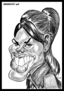 Cartoon: Missy Peregrym 2 (small) by shar2001 tagged caricature missy peregrym andy mc nally