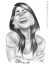 Cartoon: Pascale Picard (small) by shar2001 tagged caricature pascale picard band canada