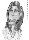 Cartoon: Teri Hatcher (small) by shar2001 tagged caricature,scan,teri,hatcher