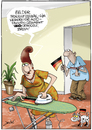 Cartoon: Fahnen (small) by andre sedlaczek tagged frauenfussball wm