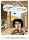 Cartoon: Kleider Embargo (small) by andre sedlaczek tagged gaddafi,embargo,krieg,konflikt