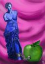 Cartoon: Venus and apple (small) by Nizar tagged venus and apple