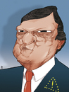Cartoon: Jose Manuel Durao Barroso (small) by Mattia Massolini tagged barroso,european,commission,euro,danger,debt,pubblic