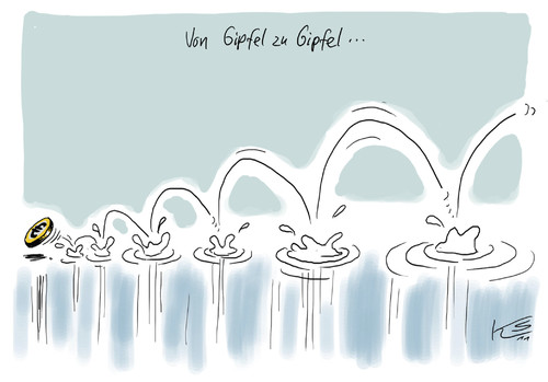 Cartoon: Kiesel (medium) by Stuttmann tagged griechenland,banken,staatsanleihen,cut,gipfel,euro,rettungsschirm