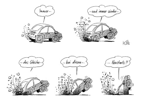 Cartoon: Neustart (medium) by Stuttmann tagged neustart,koalition,schwarzgelb,neustart,koalition,schwarzgelb