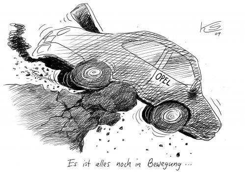 Cartoon: Opel (medium) by Stuttmann tagged opel,gm,insolvenz,autoindustrie,absatzkrise,wirtschaftskrise,rezession,verkaufszahlen,konjunktur,schlüsselindustrie,abschwung,cartoon,cartoons,opel,gm,general motors,insolvenz,autoindustrie,auto,autos,industrie,rezession,wirtschaftskrise,absatzkrise,konjunktur,verkaufszahlen,schlüsselindustrie,abschwung,finanzkrise,finanzen,geld,wirtschaft,general,motors