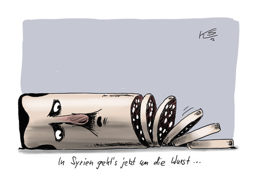 Cartoon: Syrien (medium) by Stuttmann tagged syrien,assad,damaskus