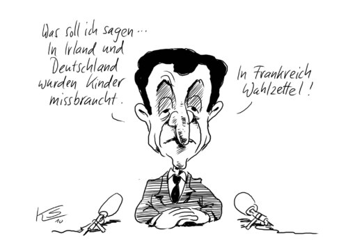 Cartoon: Wahlzettel (medium) by Stuttmann tagged nicolas,sarkozy,frankreich,regionalwahlen,kinder,missbrauch,wahlen,nicolas sarkozy,frankreich,regionalwahlen,region,wahl,wahlen,kinder,missbrauch,nicolas,sarkozy