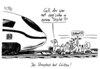 Cartoon: Gell (small) by Stuttmann tagged gell,bahn,db,stuttgart21