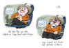 Cartoon: Rückflug (small) by Stuttmann tagged seehofer,merkel,rösler,koalition,gipfel,chicago,camp,david