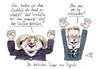 Cartoon: Sieger (small) by Stuttmann tagged merkel,westerwelle,gaddafi