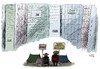 Cartoon: Zwangsweise (small) by Stuttmann tagged bankrott staatspleite occupy wall street banken