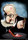 Cartoon: Caricature of Freud (small) by Toni DAgostinho tagged freud