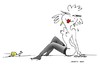 Cartoon: sex lady schnecke frau (small) by martin guhl tagged sex,lady,schnecke,frau,stockings,love