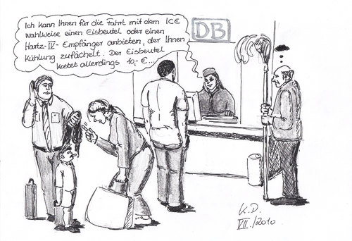 Cartoon: ICE des Grauens - horrortrain (medium) by tobelix tagged ice,klimaanlagen,defekt,reisen,gesundheitsgefährdend,tobelix