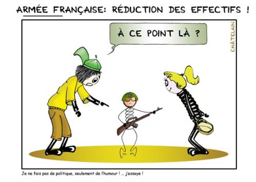 Cartoon: LE LIVRE BLANC (medium) by chatelain tagged humour,armee,patarsort,le,podcast,journal