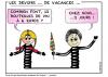 Cartoon: DEVOIRS DE VACANCES (small) by chatelain tagged humour