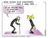 Cartoon: Je ne m incline pas (small) by chatelain tagged humour,blague,chatelain