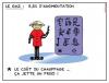 Cartoon: L eau dans le gaz (small) by chatelain tagged humour,gaz,patarsort,