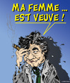 Cartoon: PETER FALK raccroche son imper (small) by CHRISTIAN tagged columbo