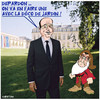 Cartoon: Photo officielle ... (small) by CHRISTIAN tagged depardon,hollande,photo,officielle