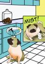 Cartoon: Damn (small) by Sandra tagged mops hund cookie dog kitchen