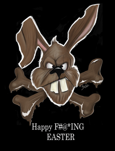 Cartoon: Happy Easter (medium) by tooned tagged cartoon,caricature,illustration