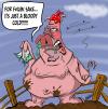 Cartoon: Swine Flu (small) by tooned tagged cartoon caricature