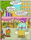 Cartoon: Market Shopping (small) by gultekinsavk tagged market,shopping,be,young,mother,child,relationship,eat