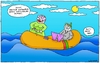 Cartoon: Towel (small) by gultekinsavk tagged towel,havlu,deniz,sea,diver,boat,bot,mother,anne,sweat,ter