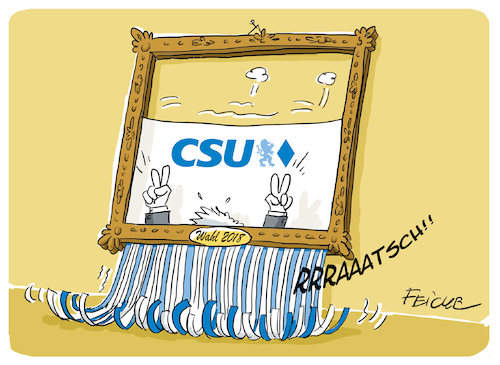 Cartoon: Bavariansky (medium) by FEICKE tagged bayern,landtagswahl,söder,seehofer,bansky,csu,kunst,bayern,landtagswahl,söder,seehofer,bansky,csu,kunst