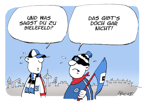Cartoon: HSV Bielefeld (medium) by FEICKE tagged hsv,hamburg,sportverein,bielefeld,stadt,legende,hsv,hamburg,sportverein,bielefeld,stadt,legende