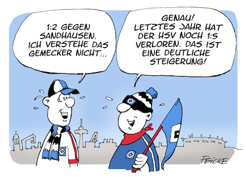 HSV gegen Sandhausen