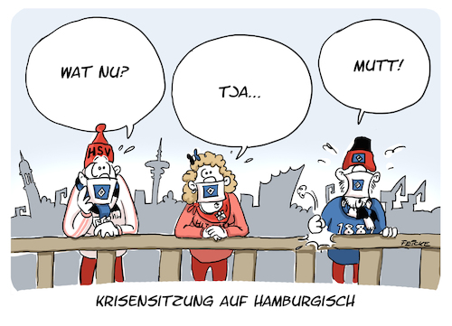 Cartoon: HSV Krisensitzung (medium) by FEICKE tagged hsv,hamburger,sportverein,bundesliga,fussball,aufstieg,krise,hamburg,plattdeutsch,feicke,hsv,hamburger,sportverein,bundesliga,fussball,aufstieg,krise,hamburg,plattdeutsch,feicke