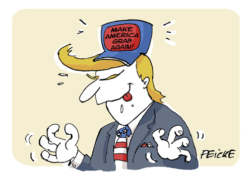 Cartoon: Make America... (medium) by FEICKE tagged trump,usa,election,president,2016,america,great,trump,usa,election,president,2016,america,great