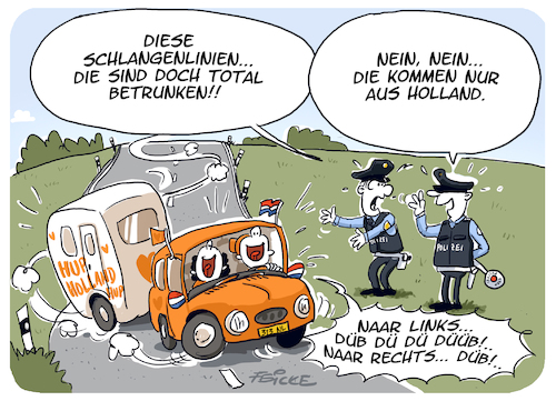 Cartoon: Naar links naar rechts Holländer (medium) by FEICKE tagged euro2024,fussball,holland,holländer,party,oranje,sport,europameisterschaft,stimmung,feiern,verkehr,auto,dfb,dfl,naar,euro2024,fussball,holland,holländer,party,oranje,sport,europameisterschaft,stimmung,feiern,verkehr,auto,dfb,dfl