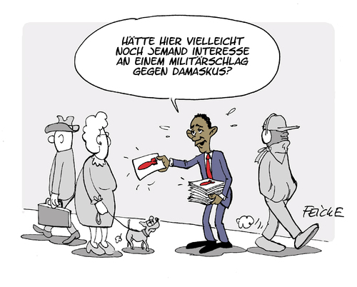 Cartoon: Obama wirbt (medium) by FEICKE tagged syrien,usa,president,präsident,obama,kongress,senat,zustimmung,werbung,syrien,usa,president,präsident,obama,kongress,senat,zustimmung,werbung