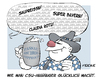 Cartoon: CSU Glück (small) by FEICKE tagged bayern,aschermittwoch,reden,seehofer,csu,christlich,soziale,union,bier,claudia,roth,grüne,büttenrede,lästern,glück,glücklich