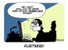 Cartoon: Flirtnerd (small) by FEICKE tagged internet,flirt,nerd,it,computer,usb,stick,information,technology,kommunikation,portal