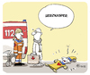 Cartoon: Herzkasper (small) by FEICKE tagged herzkasper,infarkt,tot,handpuppe,sanitärer,arzt,notarzt