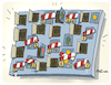 Cartoon: Lockdown kalender (small) by FEICKE tagged weihnacht,kalender,advent,corona,lockdown,shopping